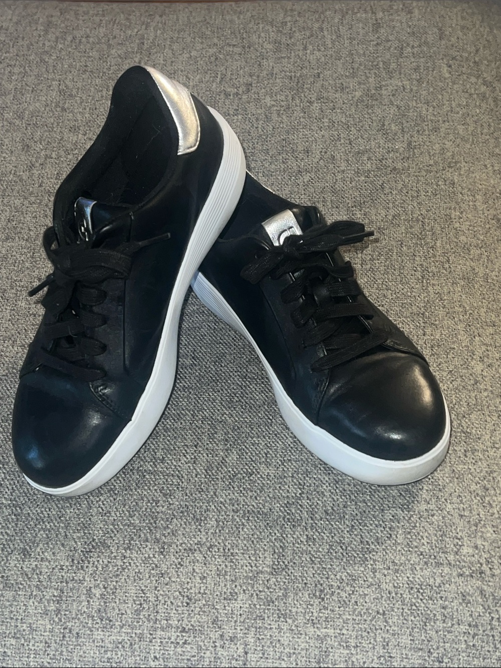 Cole Haan Black Sneakers with Silver Accent 8